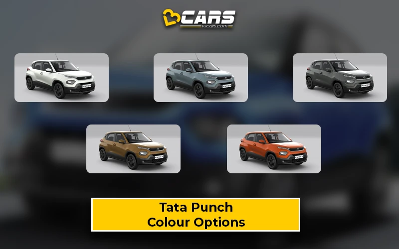 Tata Punch — All Exterior Colour Options (Variant-Wise)