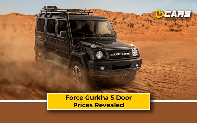 2024 Force Gurkha Prices Revealed – Now Rs. 1.65 Lakh More Expensive