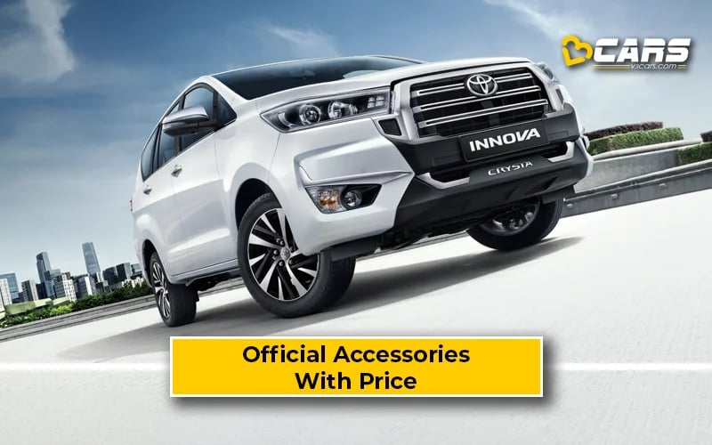Toyota Innova Crysta Accessories Price List