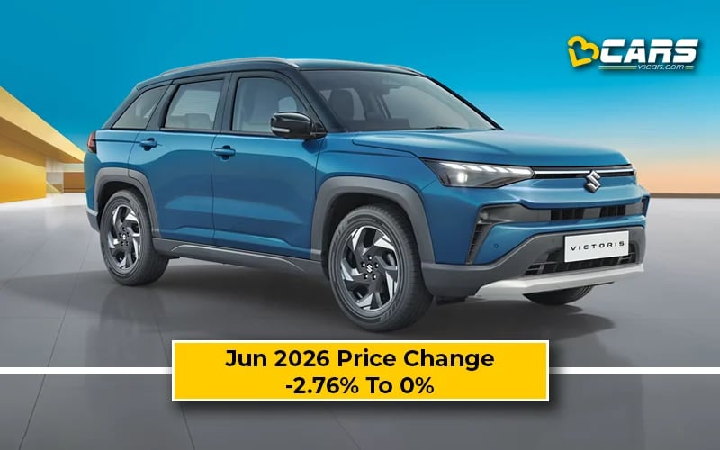 Maruti Suzuki Victoris 2026 Jun Price Change — Dropped Up To 39k