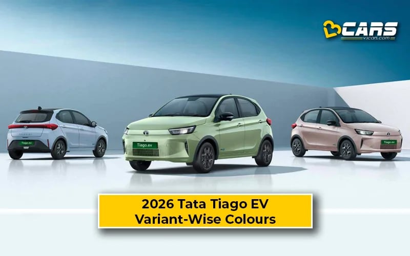 2026 Tata Tiago EV Variant-Wise Colour Options