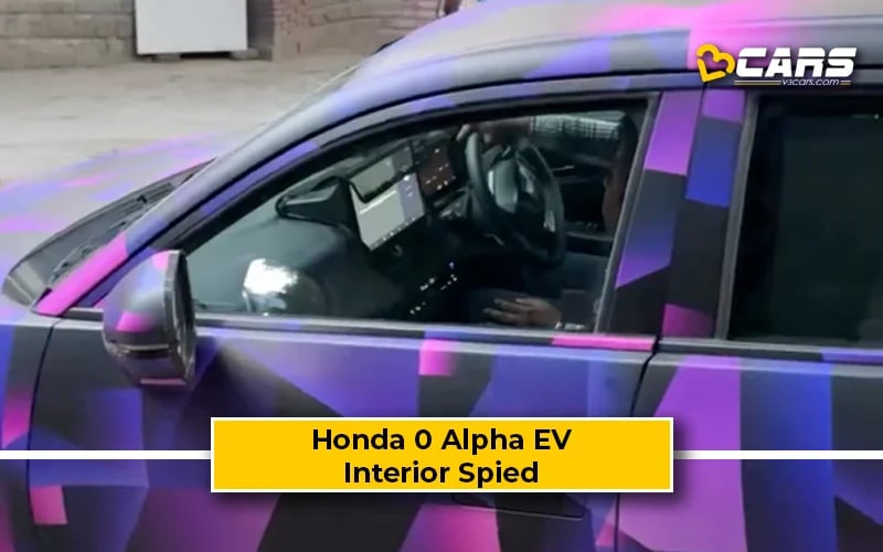 Honda 0 Alpha EV Interior Spied Ahead Of 2027 Launch