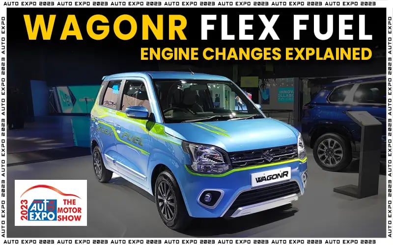 WagonR Flex Fuel | Auto Expo 2023 | Flex Fuel Engine Explained