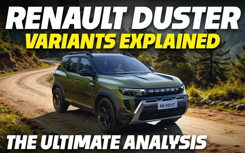 Renault Duster Variants Explained | Authentic, Evolution, Techno, Techno Plus, Iconic