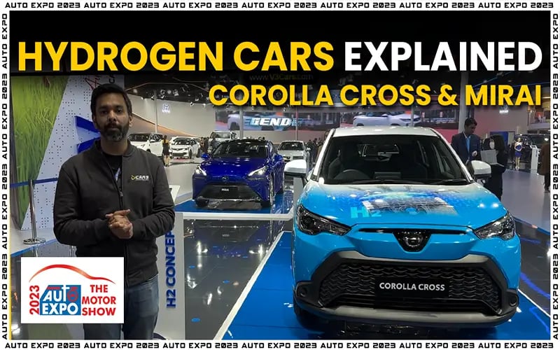 Types of Hydrogen Cars Ft. Toyota Corolla Cross & Mirai @ Auto Expo 2023 | Tech Explained