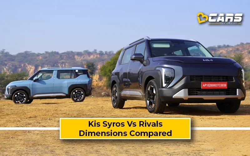 Kia Syros Dimensions, Engine Specs Compared With Rivals