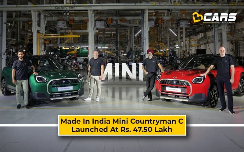 2026 Mini Countryman C Launched At Rs. 47.50 Lakh