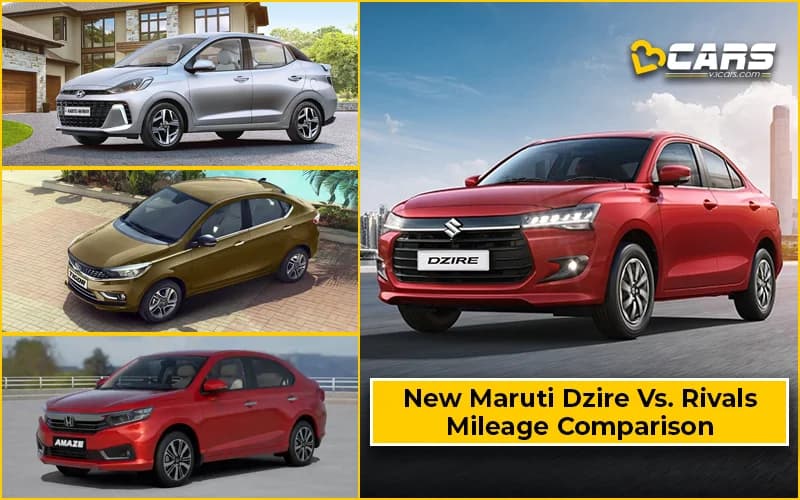 Maruti Suzuki Dzire 2024 Mileage Compared With Rivals