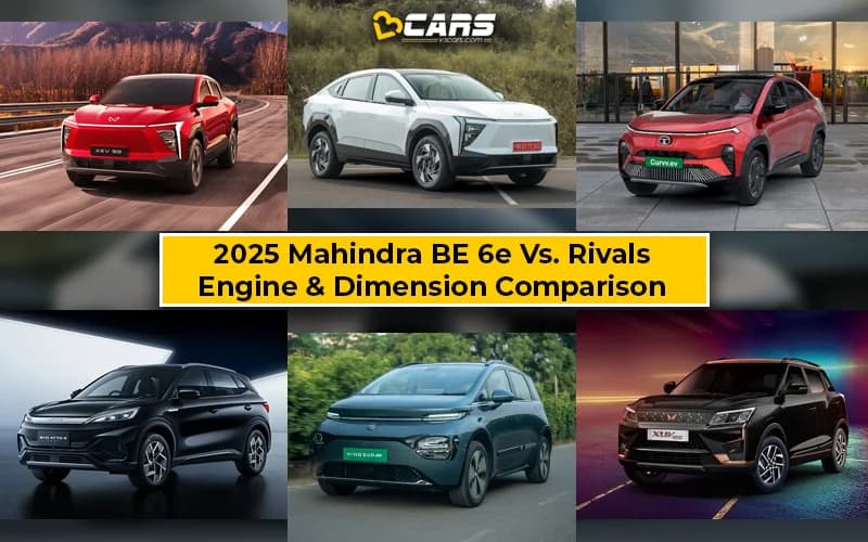 2025 Mahindra BE 6e Compared With Rivals