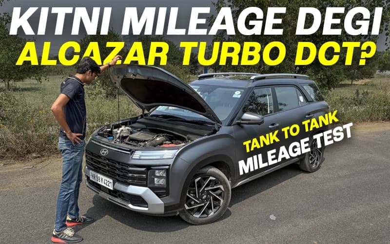 Hyundai Alcazar Turbo DCT Mileage Test using Tank-to-tank Method w/ Drive Impressions