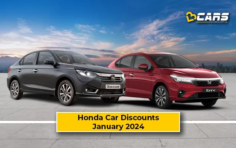 Honda Car Offers January 2024