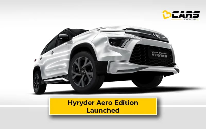 2025 Toyota Urban Cruiser Hyryder Aero Edition Launched With Styling Kit