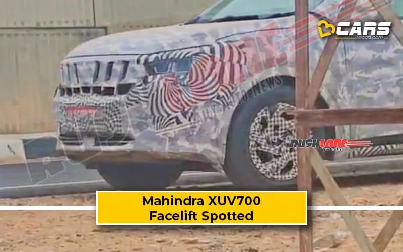 2025 Mahindra XUV700 Facelift Spied With Triple Screen Layout