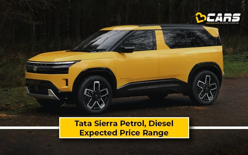 2025 Tata Sierra Petrol & Diesel Expected Range In India
