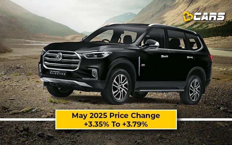 MG Gloster 2025 Price Change — Hiked By Up To 1.50 Lakh