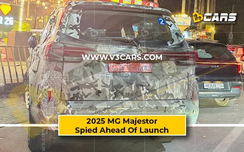 2025 MG Majestor Spied Testing In Gurgaon Ahead Of Launch