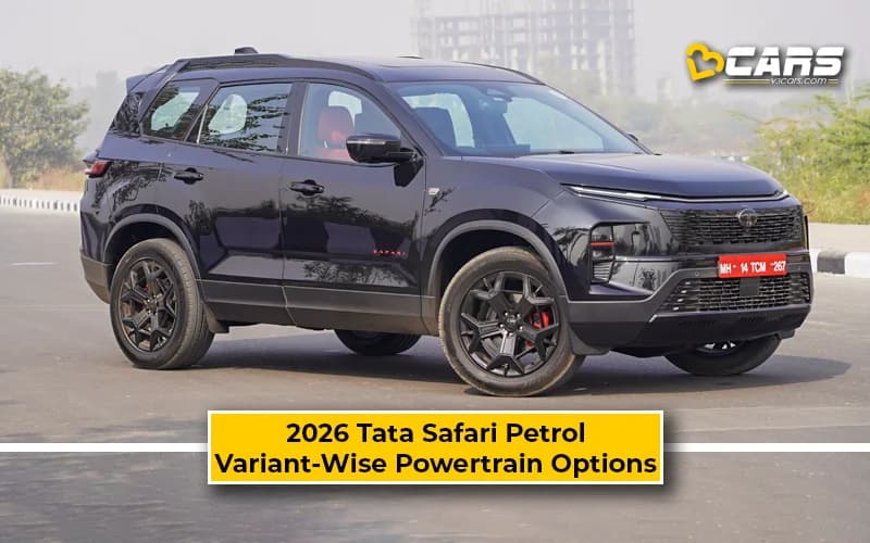 2026 Tata Safari Variant-Wise Engine, Transmission Options