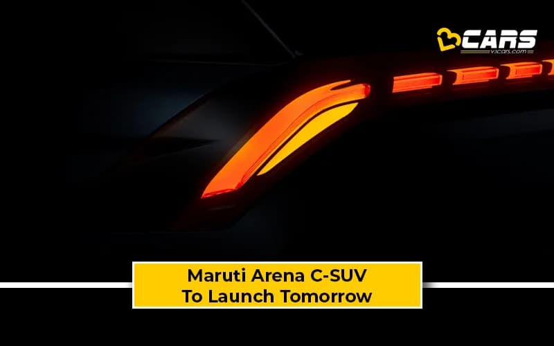 Maruti Arena C-SUV To Launch Tomorrow – All You Need To Know