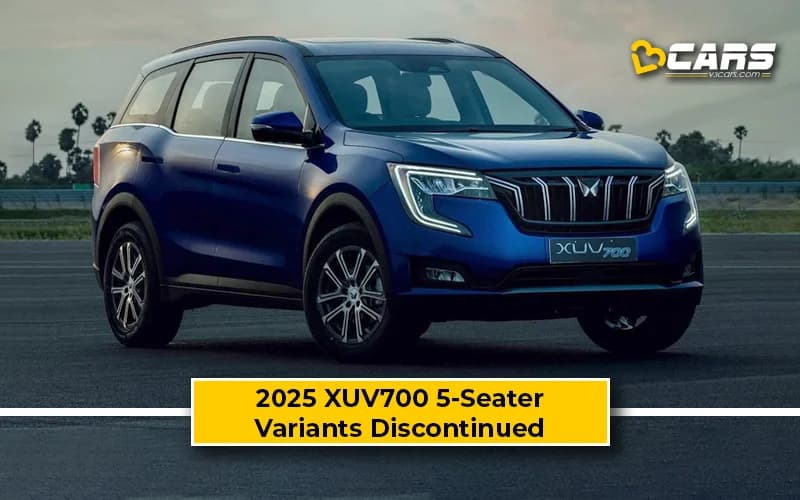 Mahindra XUV700 5-Seater Variants Discontinued