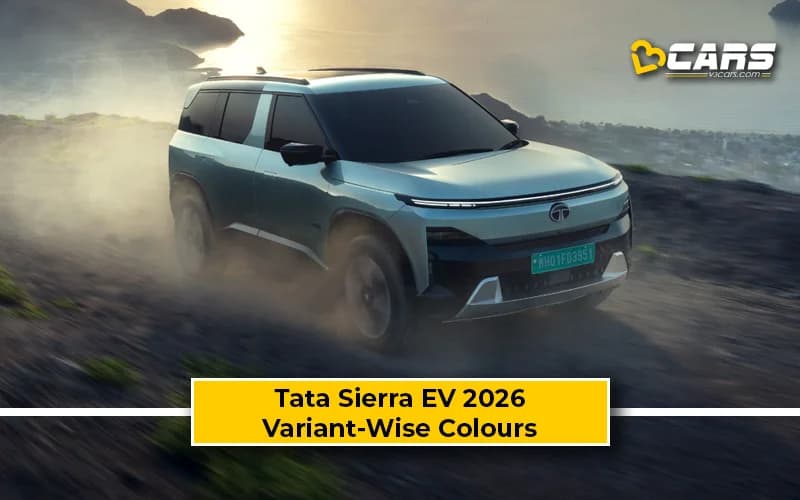 Tata Sierra EV 2026 – All Exterior Colour Options (Variant-Wise)