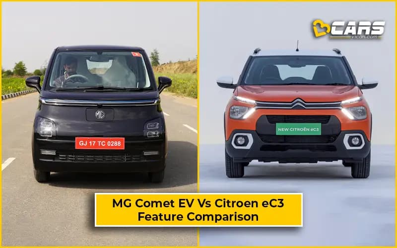 MG Comet EV Vs Citroen eC3