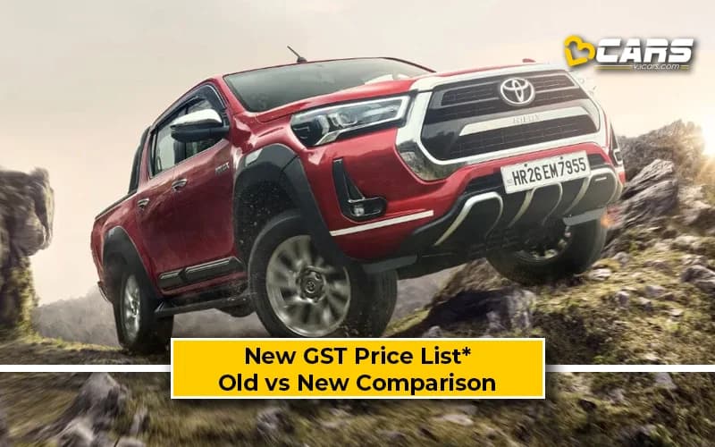 Toyota Hilux — New GST Rate List
