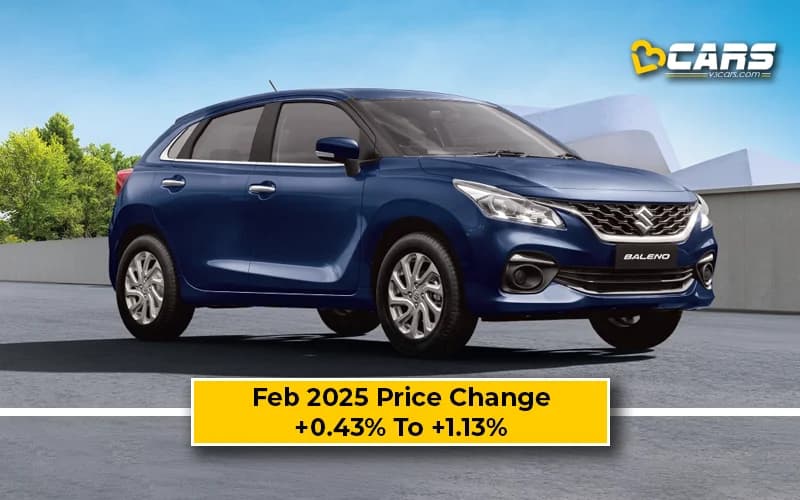 Maruti Baleno 2025 Price Change — Hiked By Up To 9k