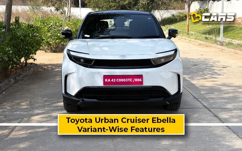 Toyota Urban Cruiser Ebella Variant-Wise Features Explained