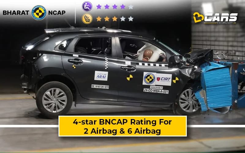 Maruti Baleno Scores 4-Star Rating In BNCAP Crast Tests