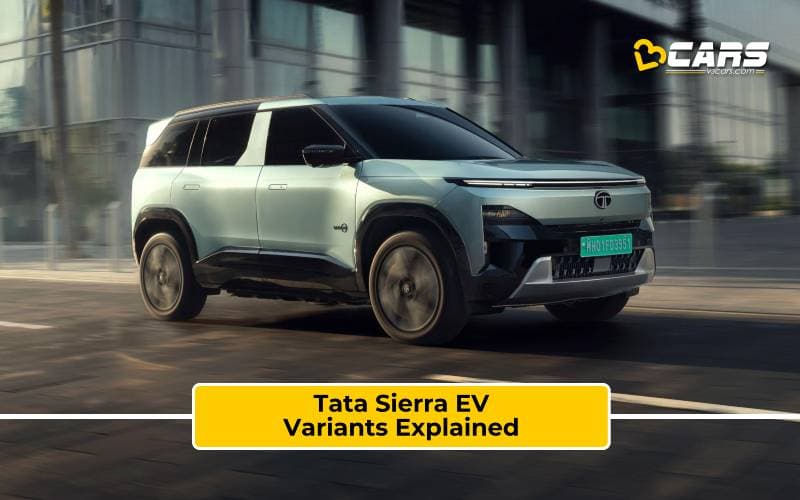 Tata Sierra EV Variants Explained