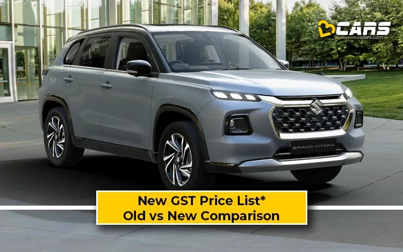 Maruti Grand Vitara — New GST Rate List