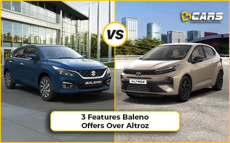 3 Features Maruti Baleno Offers But 2025 Tata Altroz Facelift Does Not