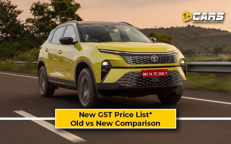 Tata Harrier — New GST Rate List