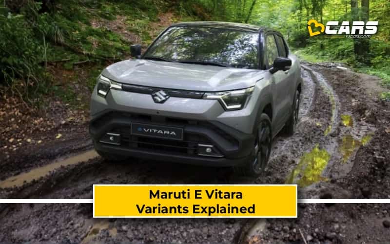Maruti E Vitara Variants Explained