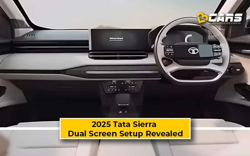 2025 Tata Sierra Mid Variants With Dual Screen Layout Revealed