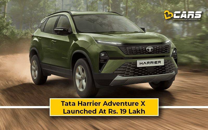 Tata Harrier Adventure X Variants Launched; Prices Start At Rs. 19 Lakh