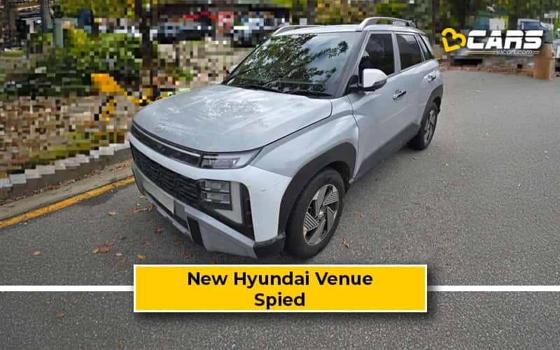 New Hyundai Venue 2026 Spied Undisguised Ahead Of Launch