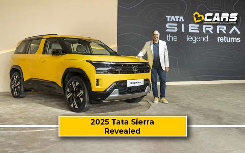 Tata Sierra 2025 Revealed (Some Features Confirmed)