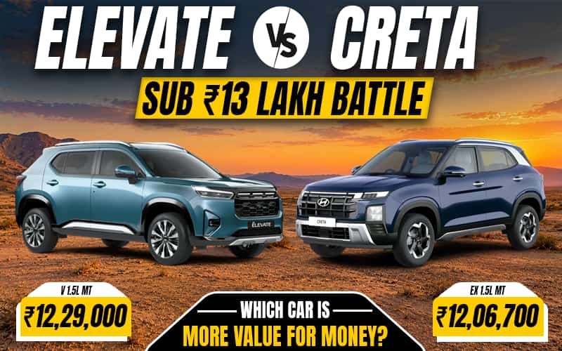 Can Elevate Facelift Beat Creta In Value? Petrol-MT Comparison
