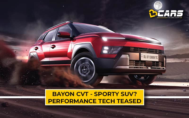 Hyundai Bayon CVT Drive Modes And Performance Features
