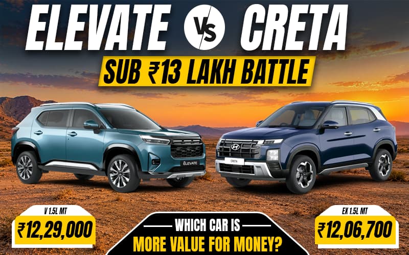 Can Elevate Facelift Beat Creta In Value? Petrol-MT Comparison