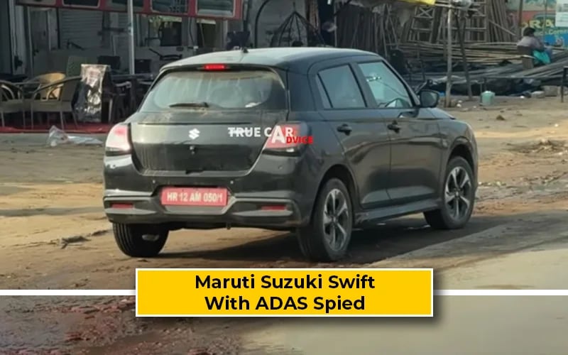 Maruti Suzuki Swift With ADAS Spied In India