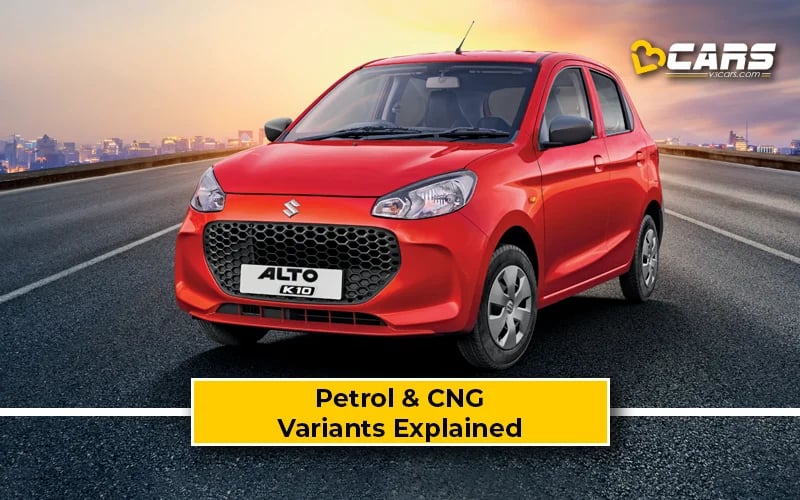 Maruti Suzuki Alto K10 2025 Variants Explained — Petrol & CNG