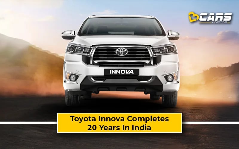 Toyota Innova Completes 20 Years In India – 12 Lakh Units Sold
