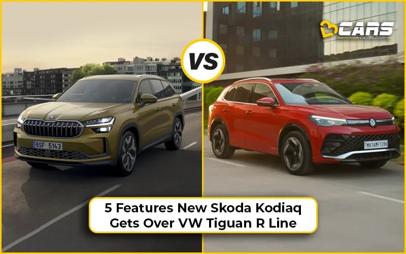 2025 Skoda Kodiaq Features Over New Volkswagen Tiguan R Line