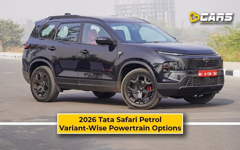2026 Tata Safari Variant-Wise Engine, Transmission Options
