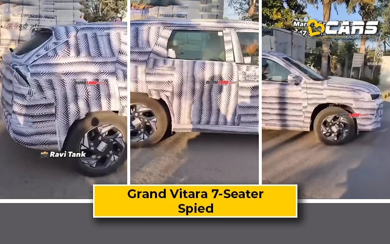 Maruti Grand Vitara 7-Seater Spied Ahead Of Late 2025 Launch