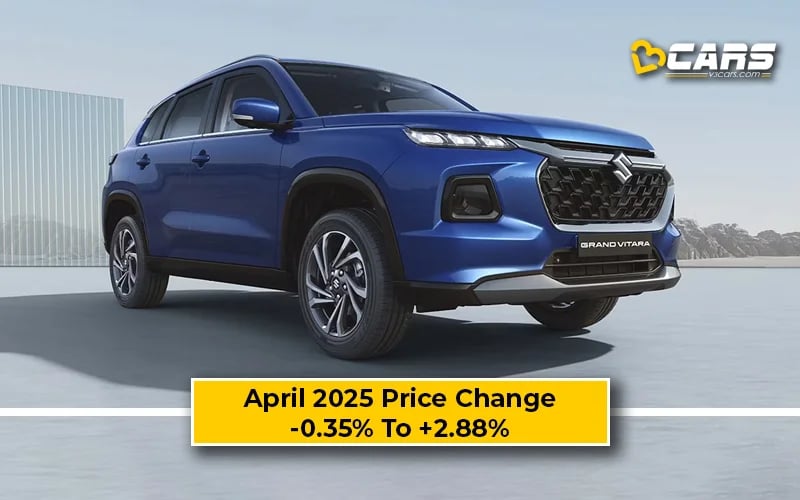 Maruti Grand Vitara April 2025 Price Change — Hiked By Up To 41k