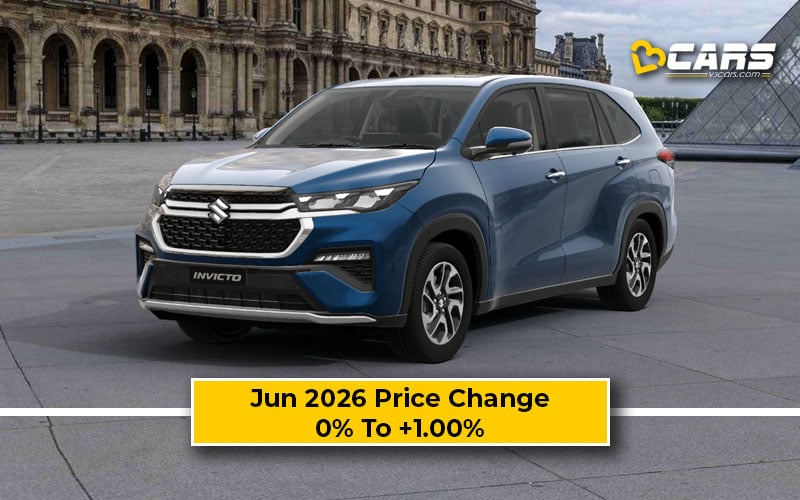 Maruti Suzuki Invicto 2026 Jun Price Change — Hiked Up To 25k