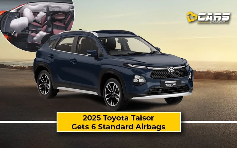 2025 Toyota Tasior Gets 6 Airbags, New Bluish Black Colour